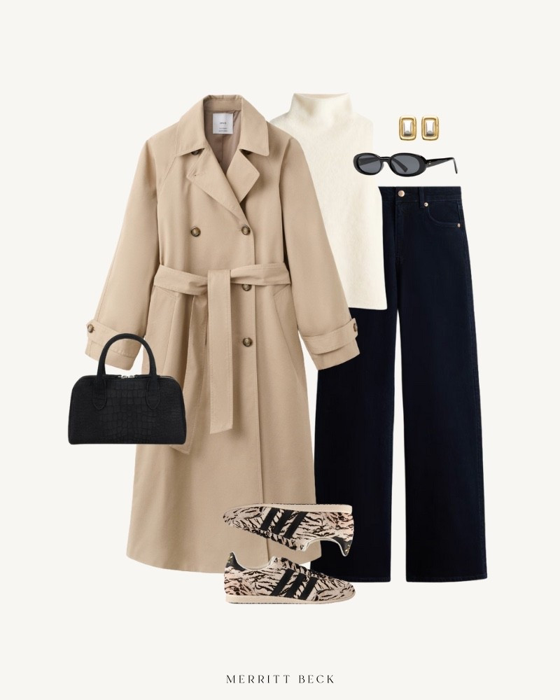 A chic transitional look featuring budget-friendly finds! 

#LTKootd