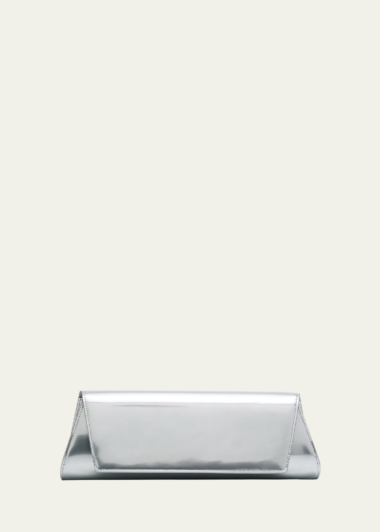 Akris Anouk Small Metallic Leather Clutch Bag | Bergdorf Goodman