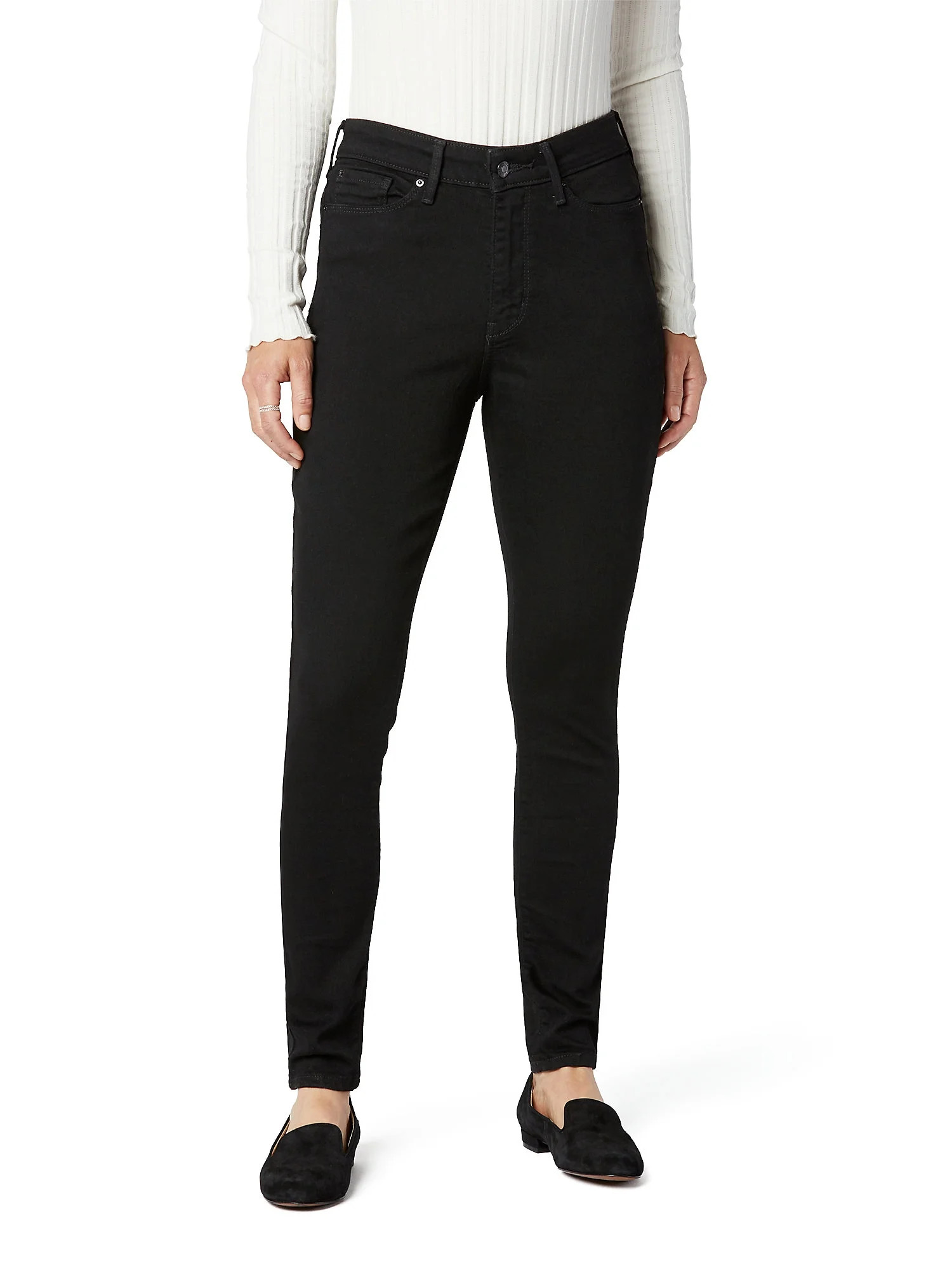 Levi Strauss Signature Women's and Women's Plus High Rise Skinny Jeans, Available in 27", 29", 31... | Walmart (US)