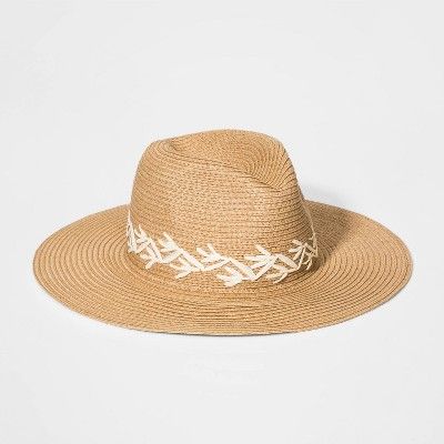 Girls' Embroideried Floppy Hat - art class™ Brown One Size | Target