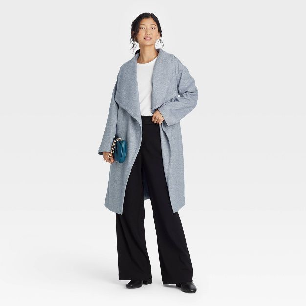 Women's Knit Wrap Coat - A New Day™ | Target