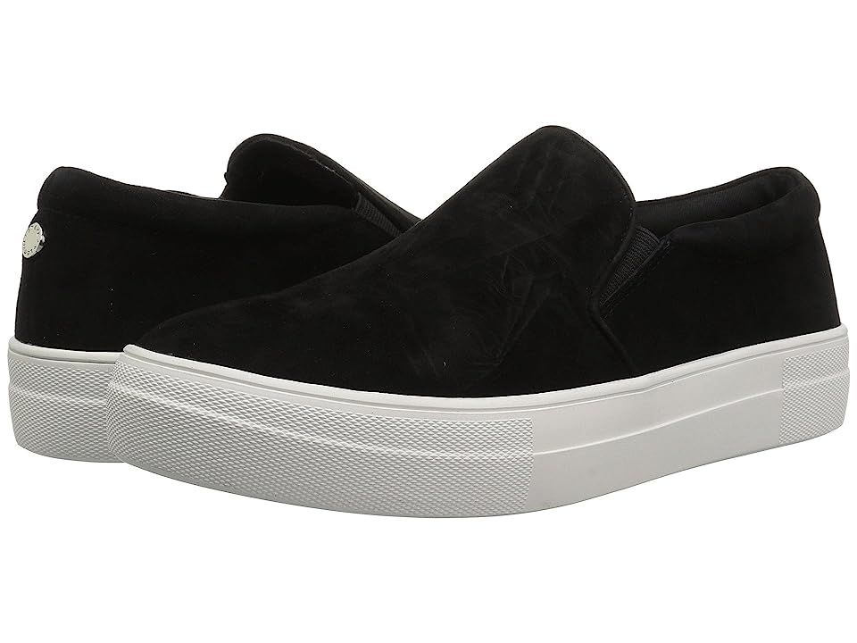 Steve Madden Gills Sneaker (Black Suede) Women's Shoes | Zappos