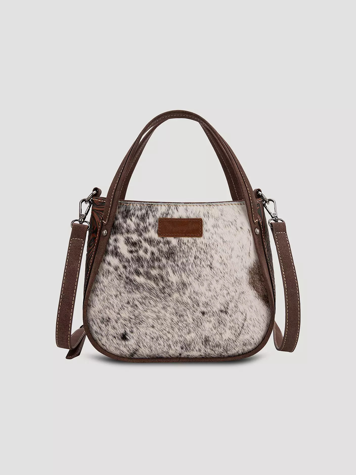 Genuine Hair-On Cowhide Tote Bag | Wrangler