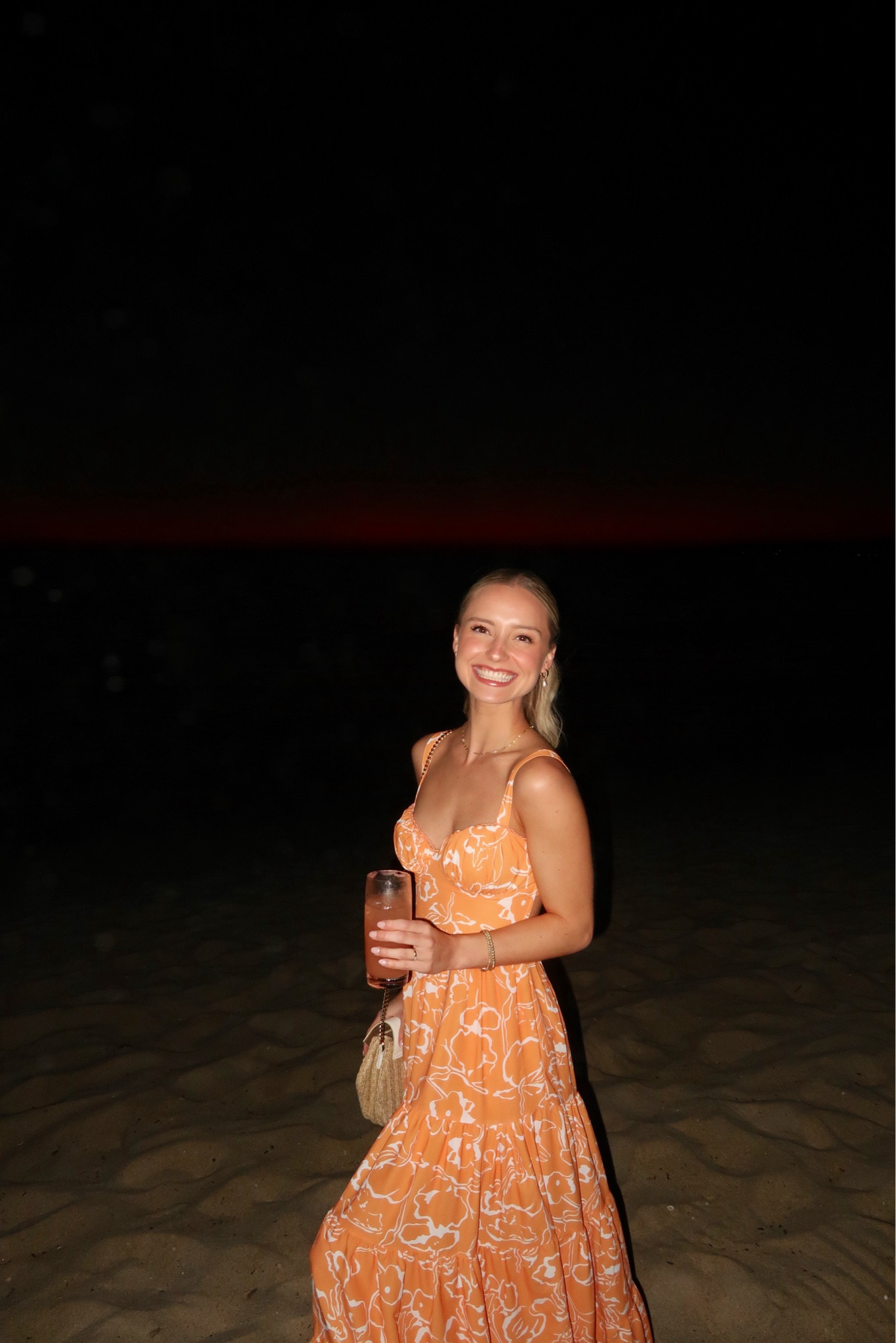 Orange Midi Dress perfect for summer🍊☀️ Still in full stock on the Fortunate One website, dress is called Chosen Path Midi Dress.