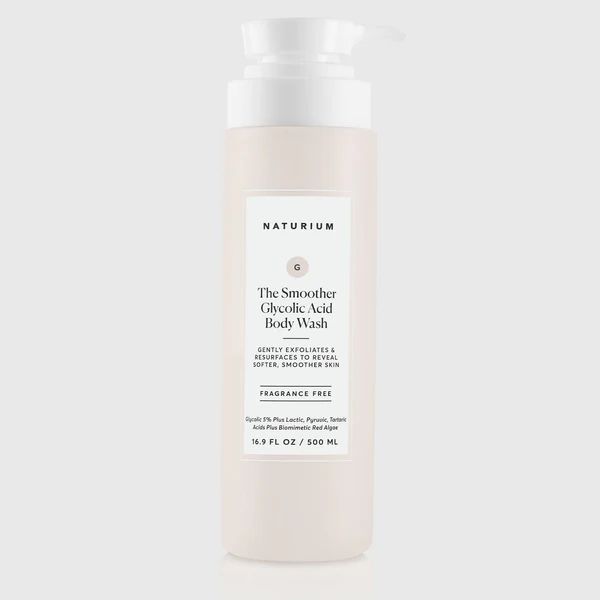 The Smoother Glycolic Acid Exfoliating Body Wash | Naturium