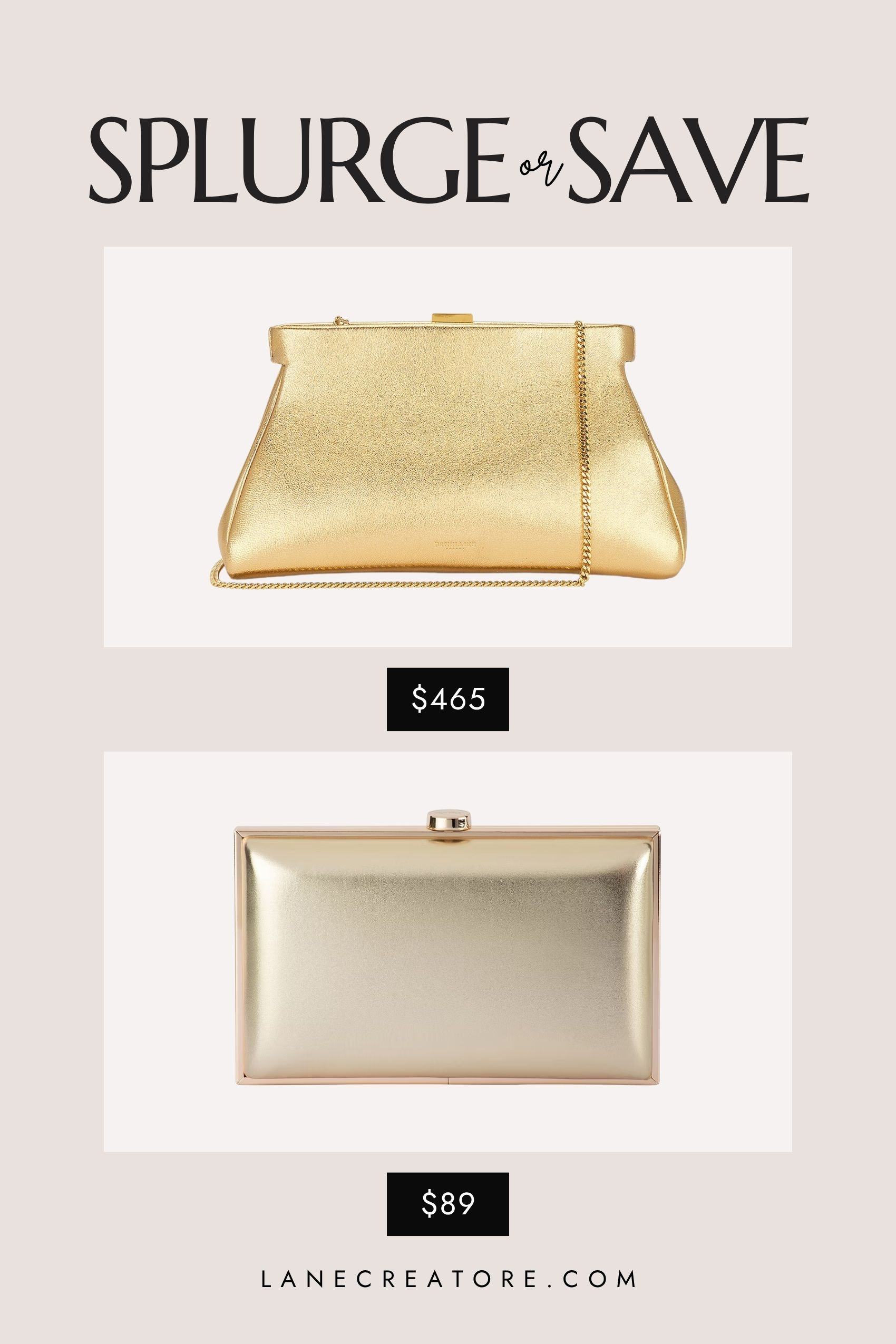 DeMellier Cannes Clutch Dupe: Save or Splurge? ✨
.
.
.
tags: demellier cannes clutch dupe, demellier london clutch dupe, demellier bag dupe, demellier inspired bag, gold clutch dupe, metallic clutch bag, gold evening bag, wedding guest clutch, designer bag dupe, formal clutch, minimalist handbag, occasion bag, evening purse, luxury inspired accessories, special event bag