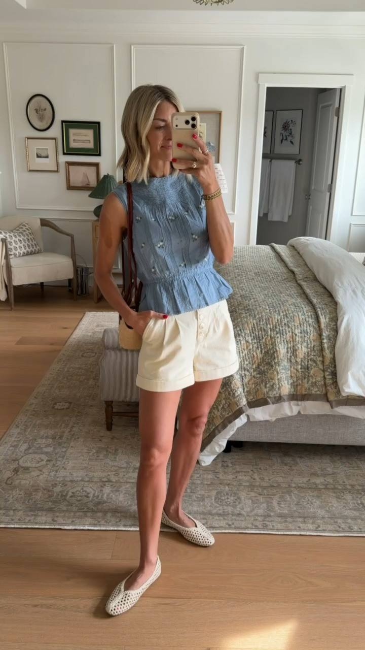 The perfect summer outfit. I love this top and the little embroidered flowers.

summer outfit ideas, mom outfits, sezane, floral top, summer tops 

 #LTKootd #LTKmomlife