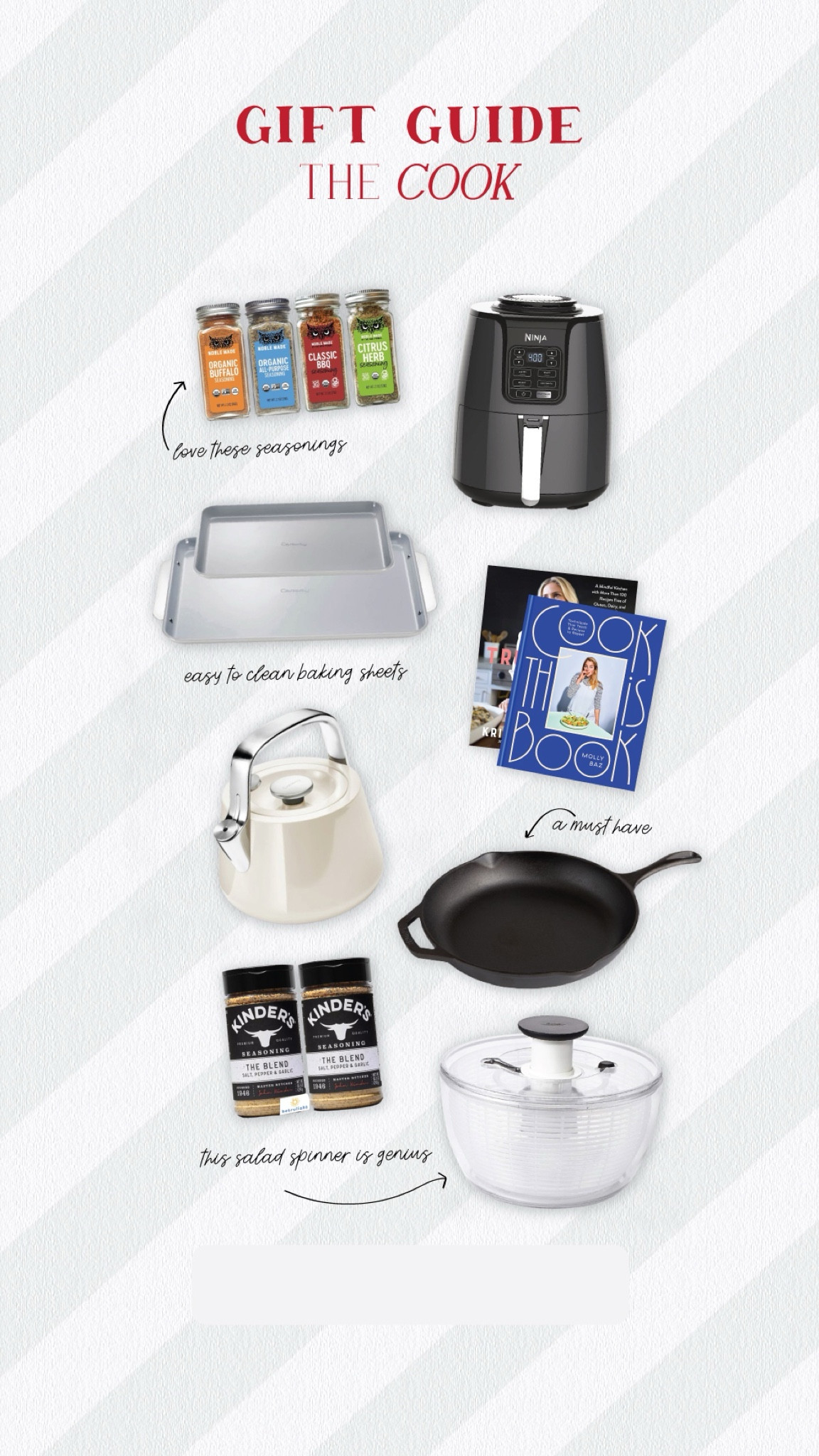 Gift ideas for the cook in your life! 

#LTKfindsunder50 #LTKGiftGuide #LTKfindsunder100
