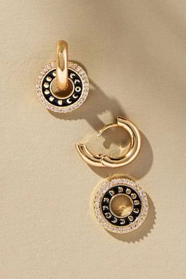 Icon Charm Huggie Hoop Earrings | Anthropologie (US)