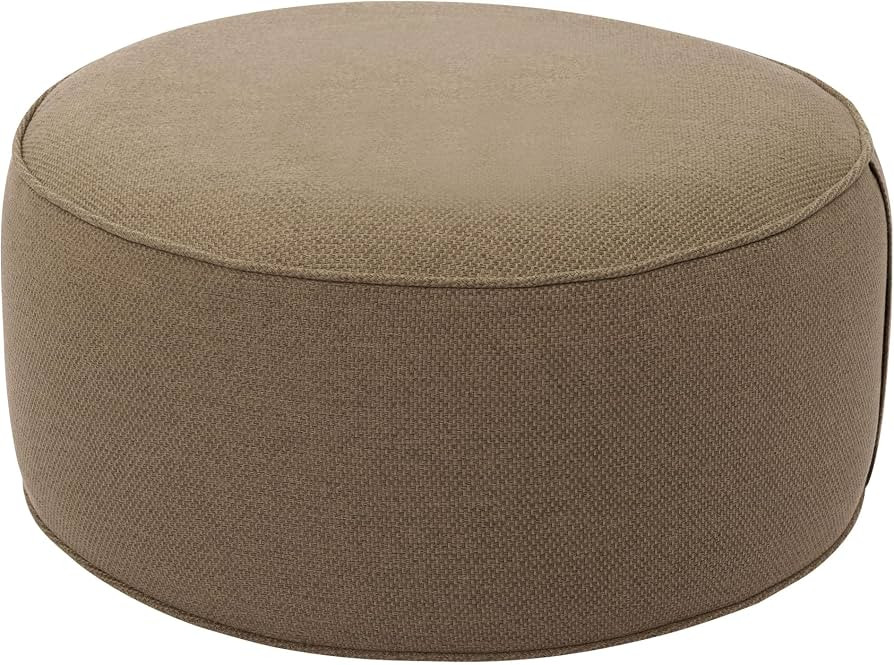 Inflatable Outdoor Ottoman,20"x9" Portable Patio Pouf,Water Resistant,Fade-Resistant,Round Blow U... | Amazon (US)