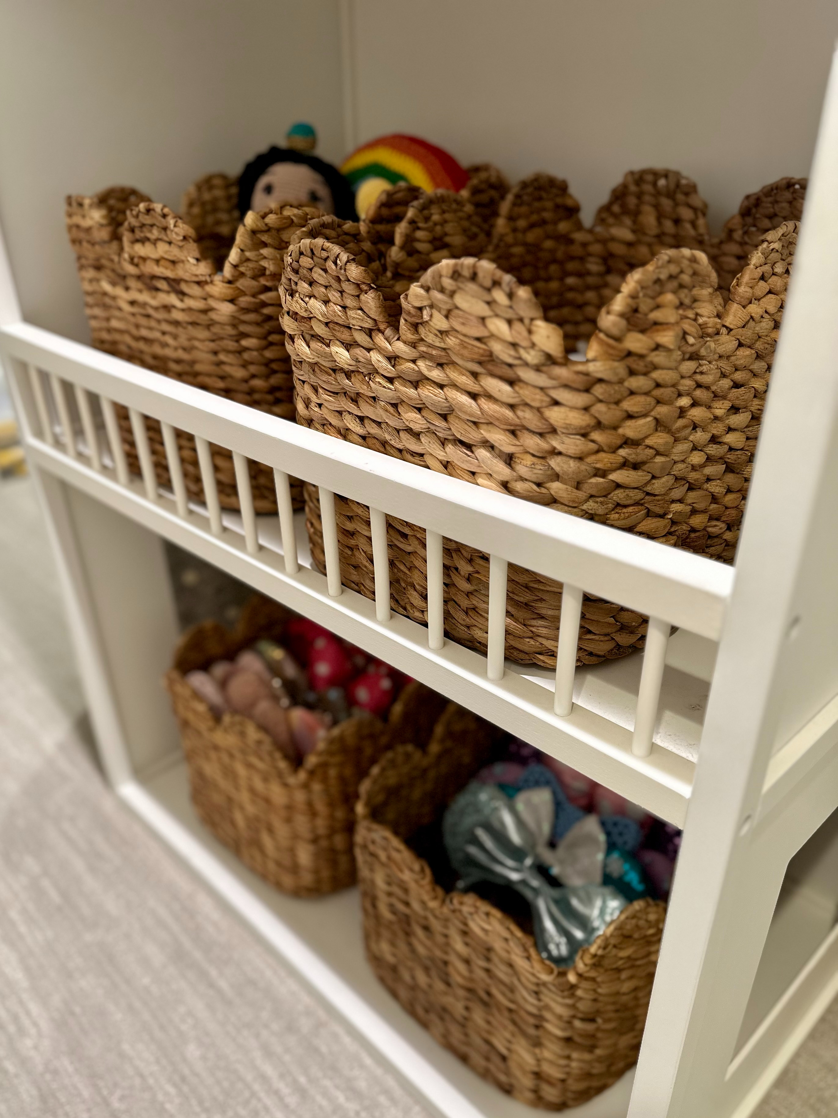 A few perfectly darling baskets to keep kids treasures contained, tidy and beautiful! #thetracyway #Orgaized #Organizedplay 

 #LTKHome #LTKFamily