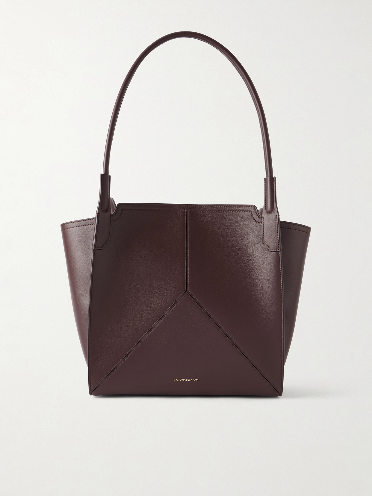 Victoria Beckham - The Victoria Leather Tote - Burgundy | NET-A-PORTER (UK & EU)