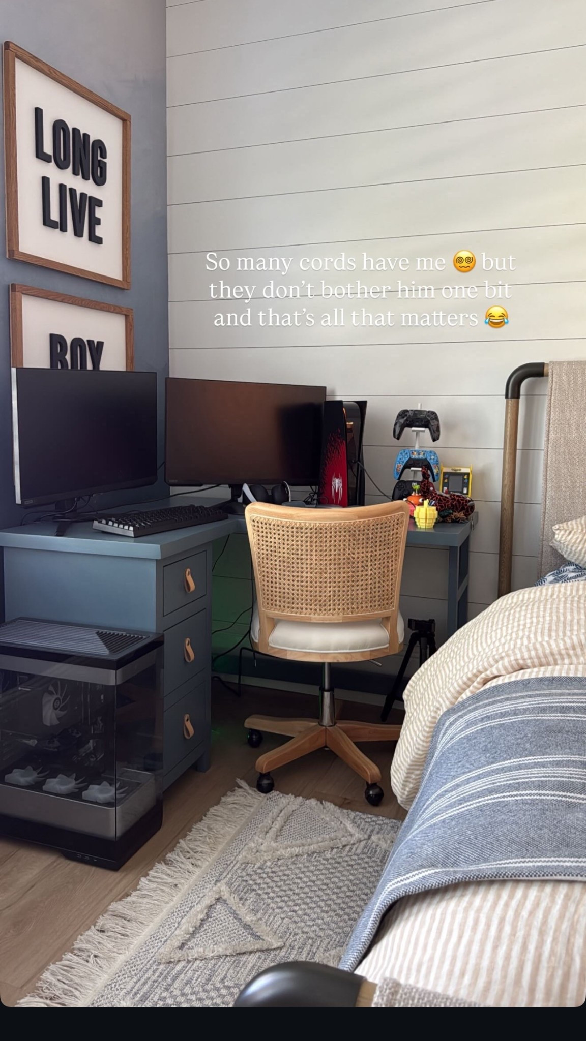 Boss man got his dream gaming desk, custom made!!

#LTKKids #LTKHome #LTKFamily