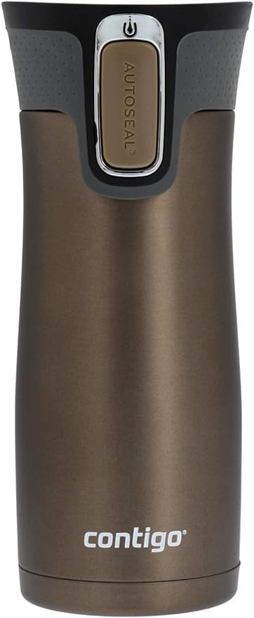 Contigo West Loop Stainless Steel Vacuum-Insulated Travel Mug with Spill-Proof Lid, Keeps Drinks ... | Amazon (US)