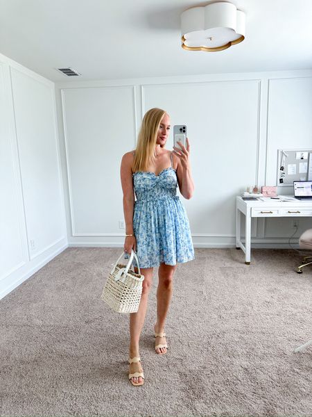 The prettiest summer mini dress from Nordstrom, perfect for a date night or summer event! Wearing size small. Summer dresses // event dresses // date night outfits // party dresses // straw bags // summer bags // Nordstrom finds // Nordstrom fashion 

#LTKSeasonal #LTKParties #LTKStyleTip