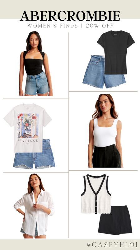 Almost everything at Abercrombie is 20% off!! The perfect shorts and t shirts for spring and summer. 

#LTKfindsunder100 #LTKsalealert #LTKstyletip