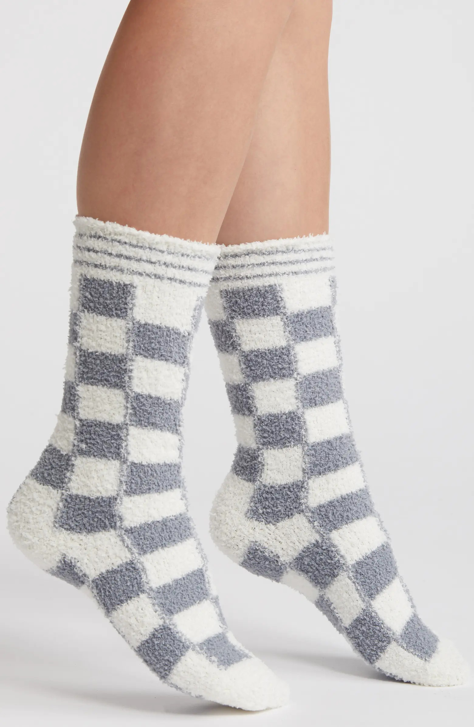 Barefoot Dreams® CozyChic® Checkerboard Socks | Nordstrom | Nordstrom