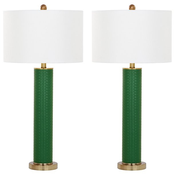 Safavieh Ollie 31.5 in. H Faux Column Table Lamp, Set of 2 | Walmart (US)