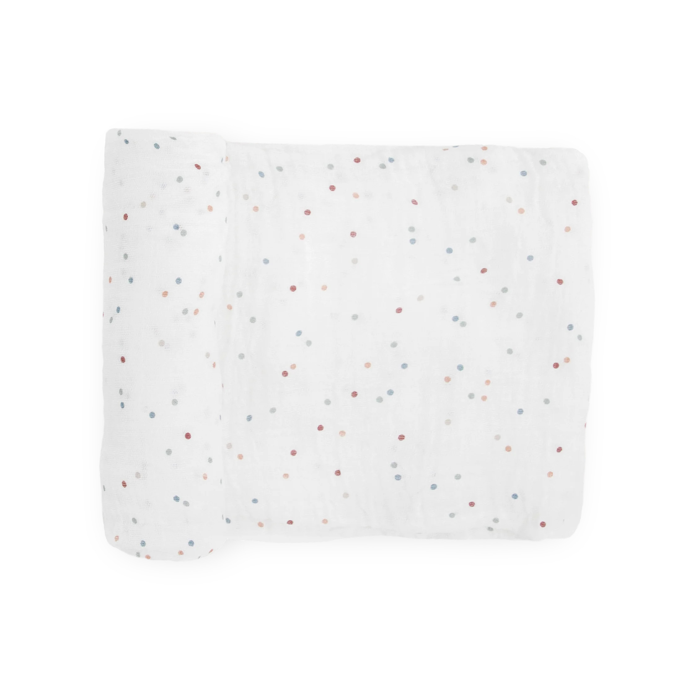 Cotton Muslin Swaddle Blanket - Dots | Little Unicorn