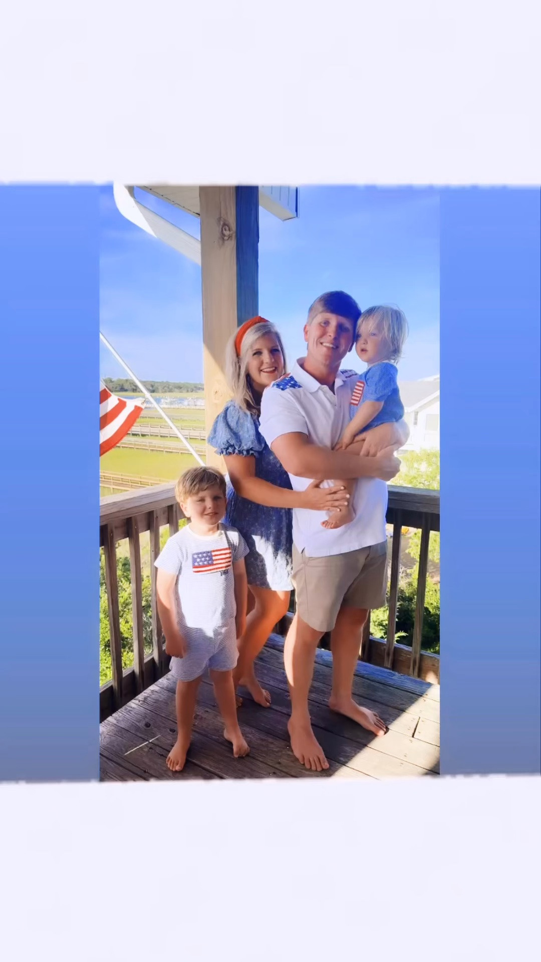 The annual Carpenter Beachhouse Fourth of July 🇺🇸 cookout 🍔🧨🌭 and watching all the fireworks 🎇🎆 off the back deck 🪵 was a blast 💥 (& Sweet Baby Levi Rhett even fell asleep 💤 in my arms during them again this year - it’s a tradition 🥰) - always one of my very favorite nights of the year!! 🤩 I love this holiday and celebrating the land that I love ❤️- Happy 250th Birthday, America!! 🎂🌟
