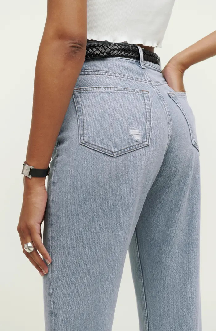 Reformation Sandy High Waist Relaxed Straight Leg Jeans | Nordstrom | Nordstrom