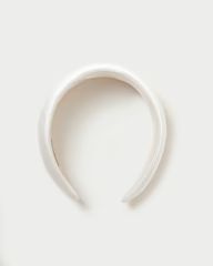 Bellamy Cream Satin Headband | Loeffler Randall