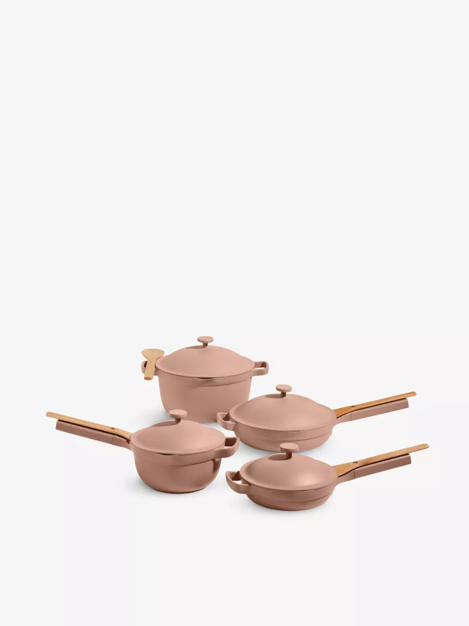 Cookware four-piece aluminium set | Selfridges
