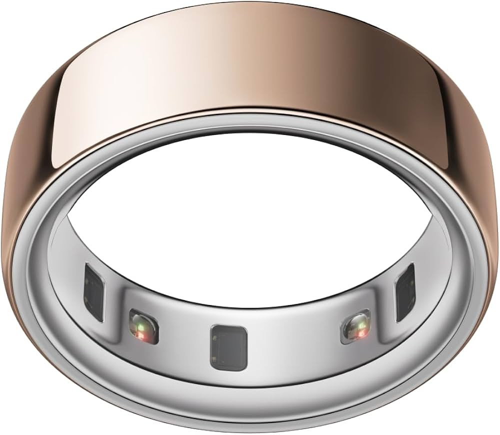 Oura Ring 4 - Rose Gold - Size 8 - Smart Ring - Size First with Oura Ring 4 Sizing Kit - Sleep Tr... | Amazon (US)