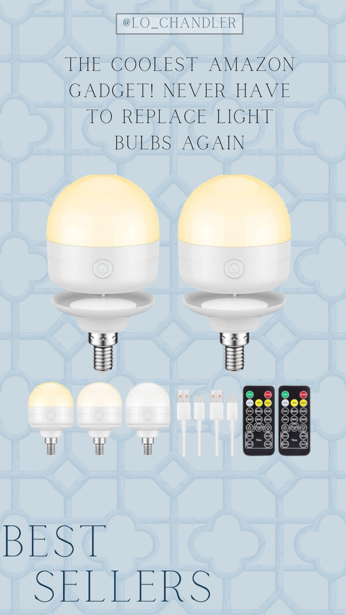 This rechargeable, magnetic lightbulb is the easiest trick to turn your regular lamp into a cordless lamp ! 

#LTKHome
Amazon essentials 
Home decor 

#LTKHome #LTKFindsUnder50