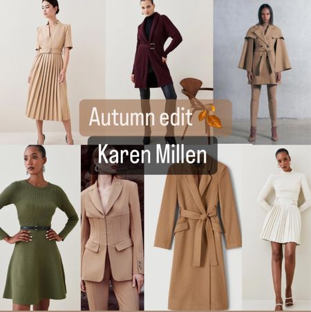 Karen Millen autumn edit
Camel coat, skater dress, pleated dress, cape coat, knitted cardigan, camel dress 
Highstreet affordable autumn outfit ideas 

#LTKstyletip #LTKSeasonal #LTKeurope