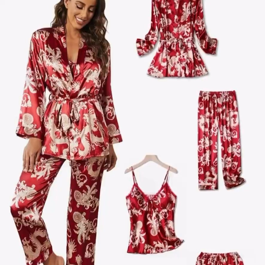 Four piece pajama set for her, 4 piece set gift idea, gift idea for her #giftforher 

#LTKHoliday #LTKSeasonal #LTKGiftGuide