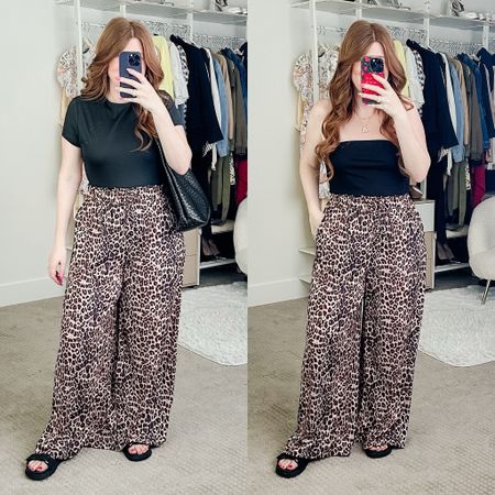 Love these $22 leopard print pants from Amazon wearing size large. 

Summer outfit. 

#LTKFindsUnder50 #LTKMidsize #LTKStyleTip