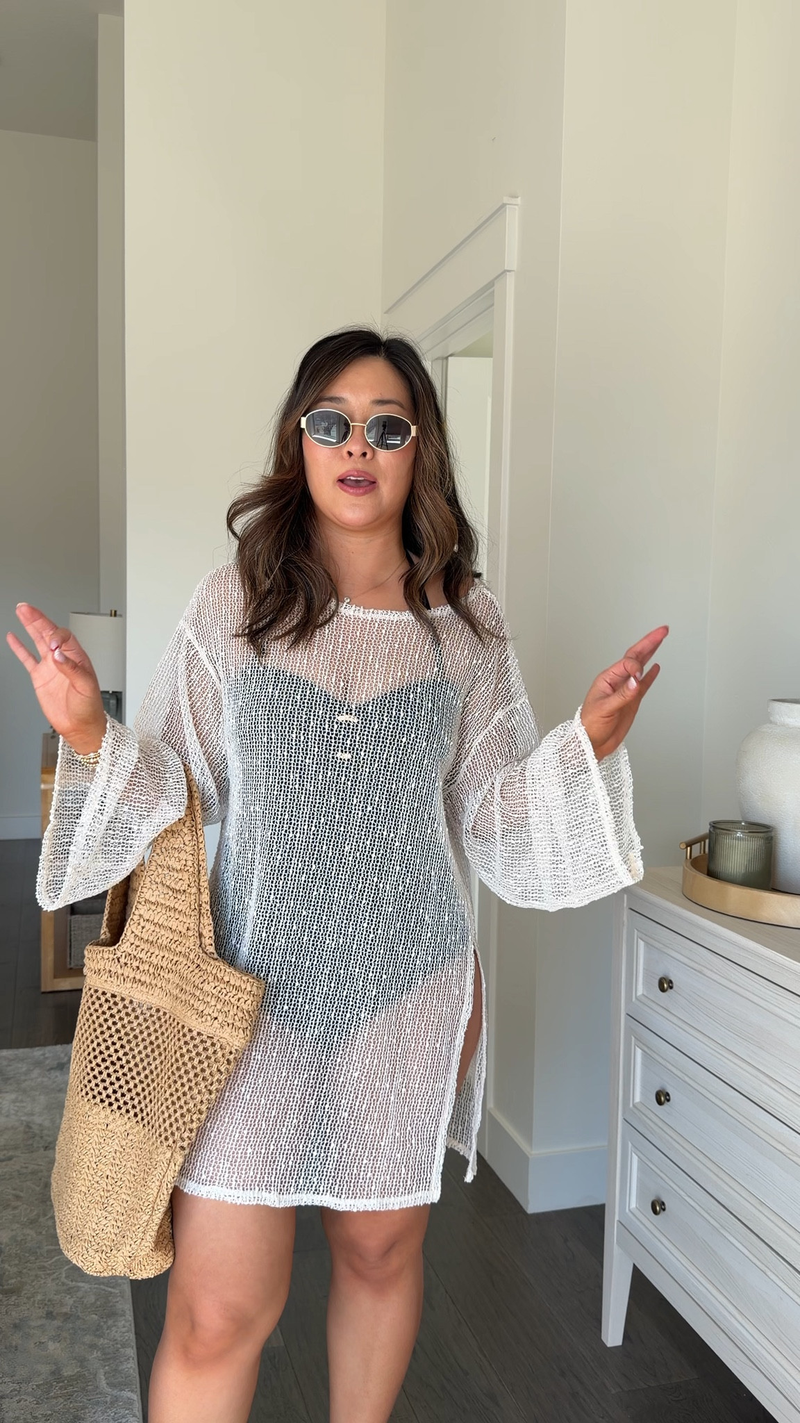 Amazon swimsuit coverup // spring break outfit // beach vacation 