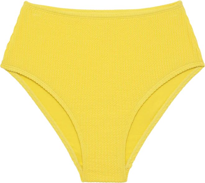No Boundaries Juniors Ribbed High Waist Bikini Bottoms - Walmart.com | Walmart (US)