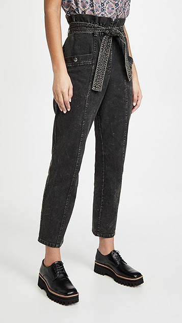 Metta Acid Wash Denim Pants | Shopbop