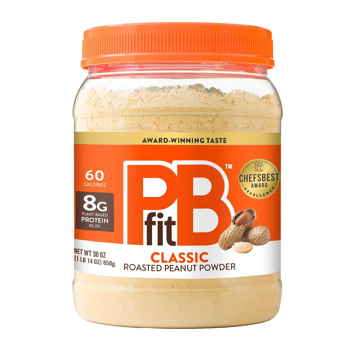 PBfit 30 Ounce Classic Peanut Butter Powder, Powdered Peanut Butter Spread From Real Roasted Pean... | Amazon (US)