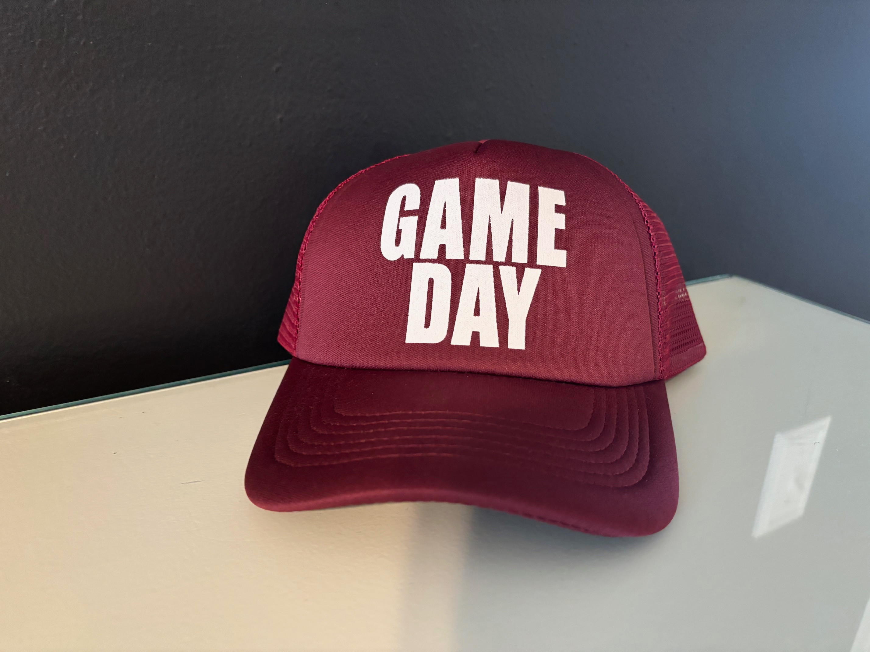 Walmart clearance find. The No Boundaries Game Day Trucker Hat is down to just $3 with lots of team colors to choose from. I’m planning to add some fun patches to mine. 🧢 

 #LTKmomlife #LTKSaleAlert #LTKMidsize