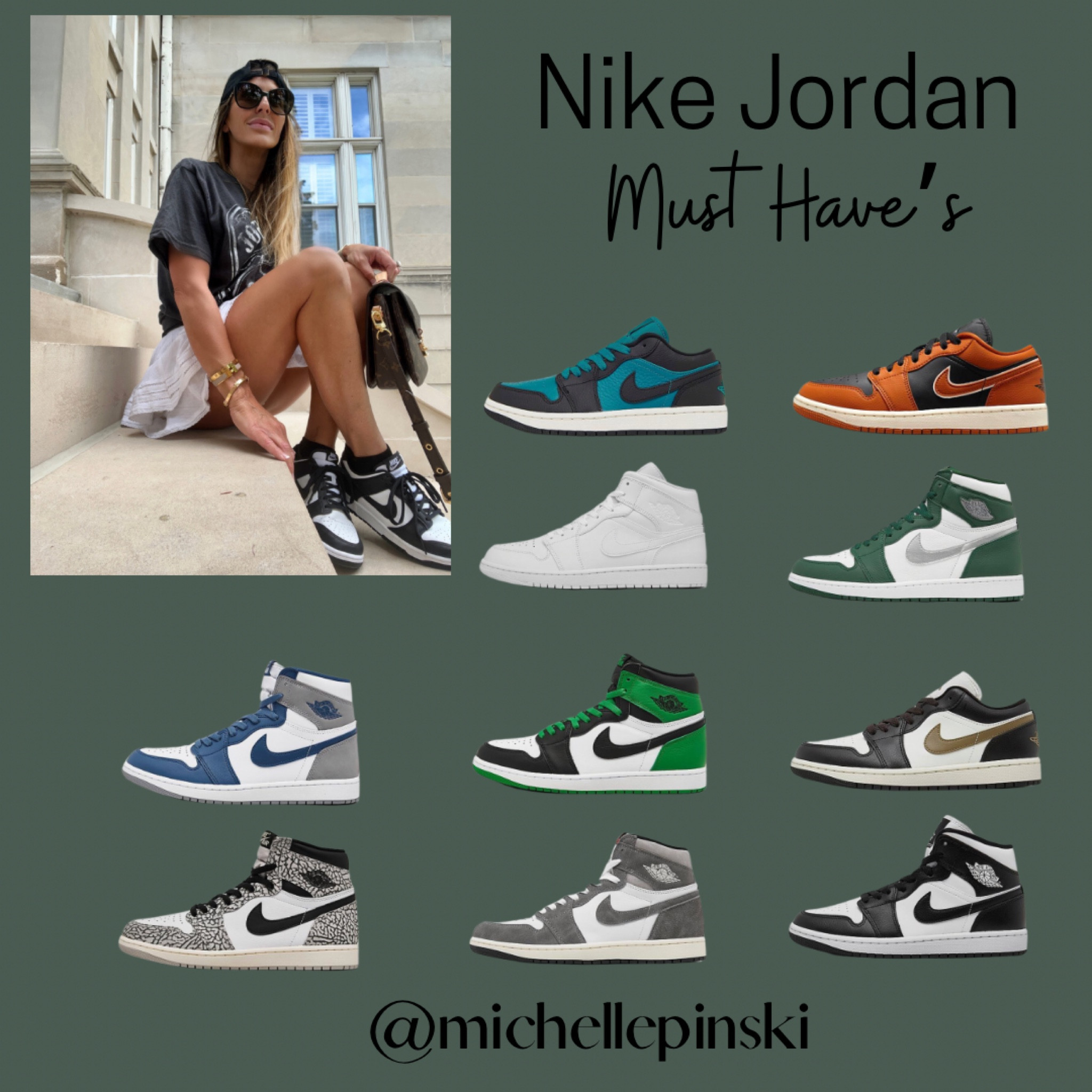 Nike Jordan 1s & Dunks - these trending now, plus lots more color combos - 
#LTKunder100 #LTKshoecrush #LTKfind