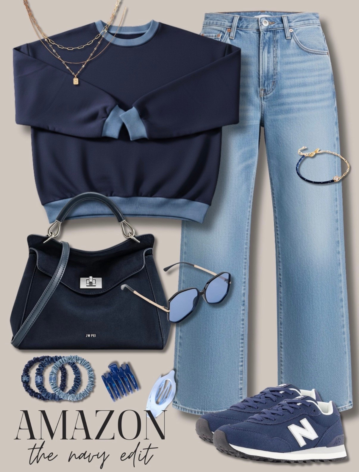 🤍 Navy blue casual outfit inspo from Amazon.
🫐🔷👖🥏🌀🥿


#LTKootd #LTKmomlife