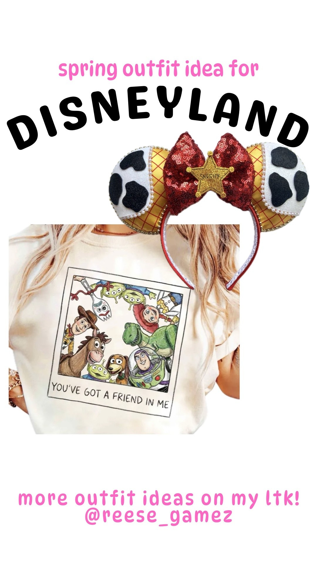disney outfit, disneyland outfit, disney outfits, disneyland outfits, toy story outfit, mickey ears, minnie ears

#LTKSeasonal #LTKootd #LTKTravel