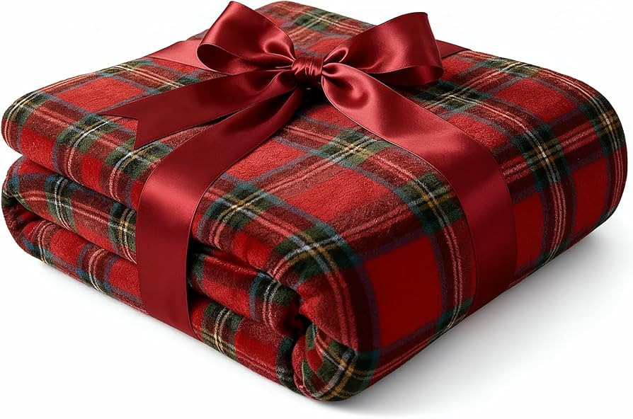 Ultra Soft Fleece Blanket Throw Size - Christmas Flannel Fleece Luxury Throw Blanket - Lightweigh... | Amazon (US)