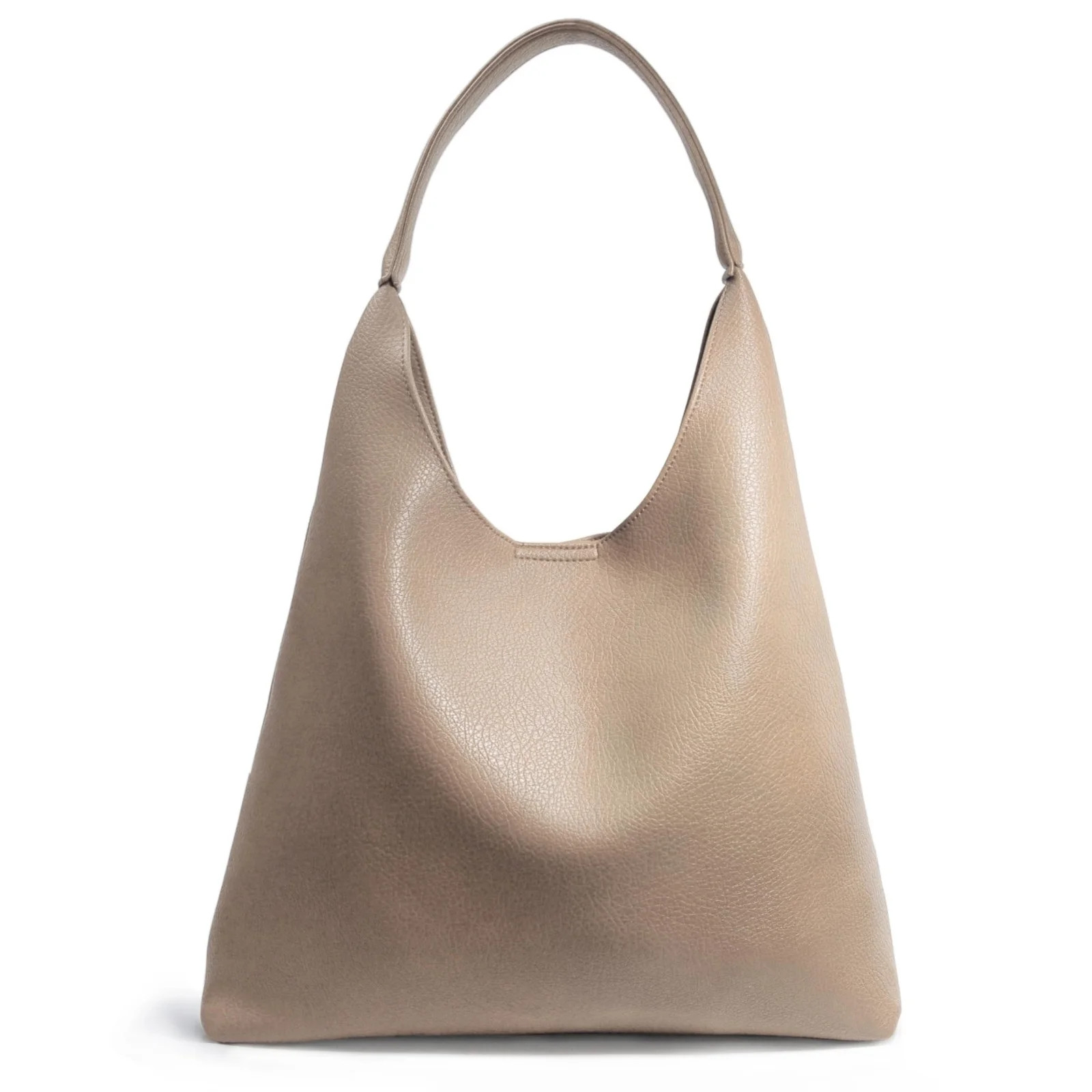 Hobo Bags for Women Soft Vegan Leather Shoulder Handbag Slouchy Tote Purses Women Soft Slouchy Vegan Leather Hobo Bag, Large Capacity Shoulder Tote Handbag - Walmart.com | Walmart (US)