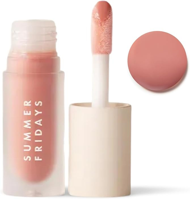 Summer Fridays Dream Lip Oil - Tinted Lip Oil with Moisturizing Sheer Coverage, High-Shine and De... | Amazon (US)