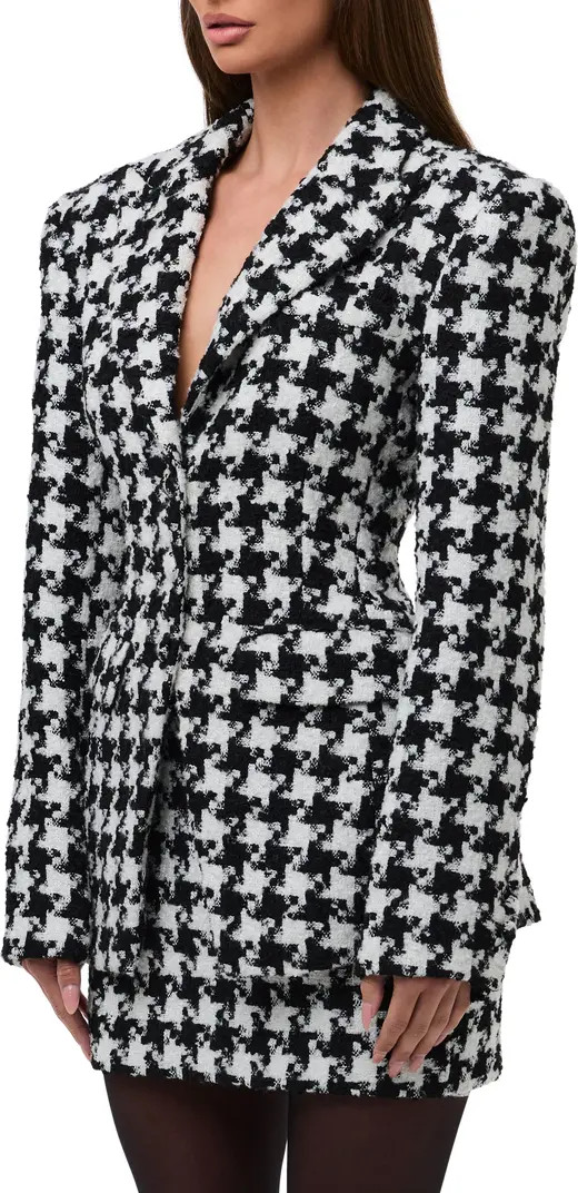 Houndstooth Check Tweed Blazer | Nordstrom