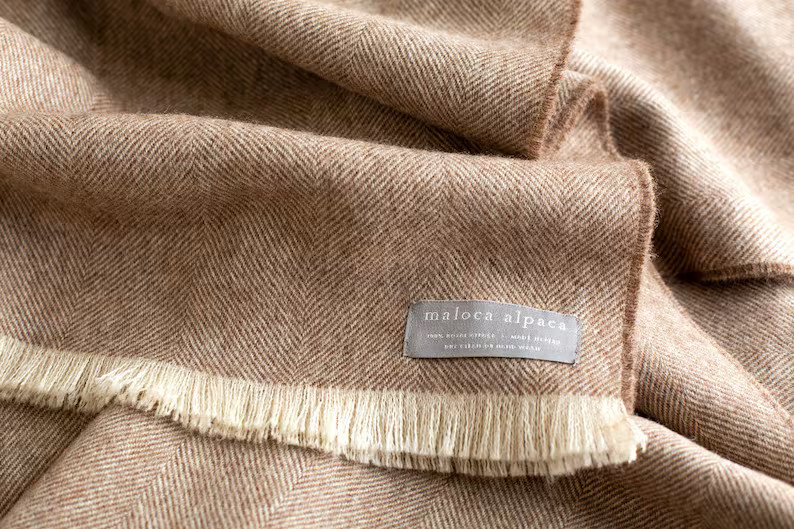 Maloca Alpaca 100% Pure Royal Alpaca Misti Throw in Camel  | Etsy | Etsy (US)