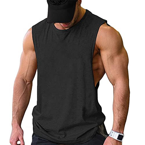 COOFANDY Men Workout Tank Top Workout Gym T Shirt Bodybuilding Sleeveless Shirt | Amazon (US)