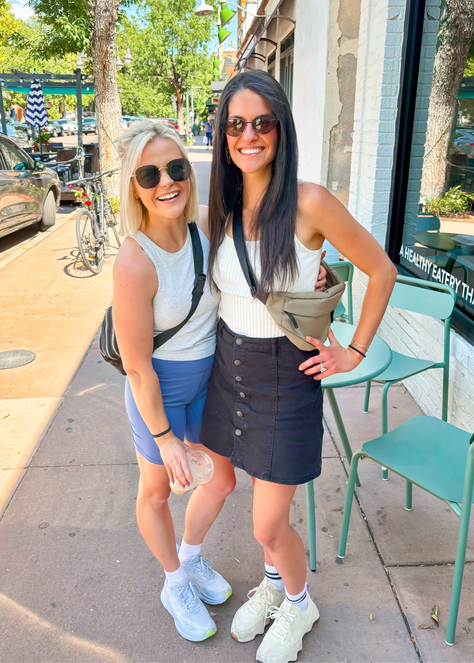 This vuori tank is one of my favorites, I have this color and black. Fits so well, it’s padded so I don’t wear a bra with it, great quality, comfy. Also linking my shoes socks sunglasses and cross body all from Amazon (except shoes) 

#LTKActive #LTKFindsUnder50 #LTKFitness