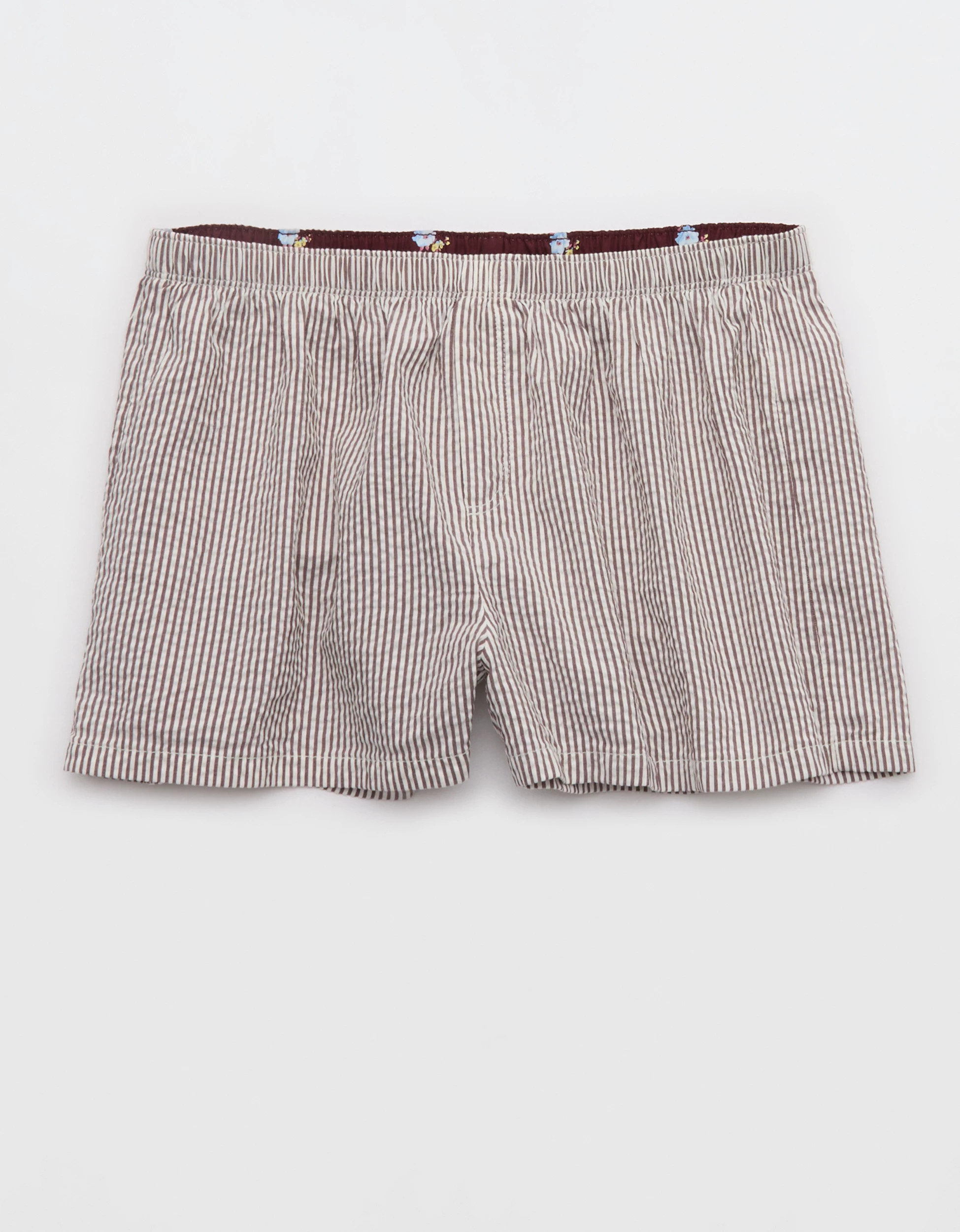 OVERSLEPT by Aerie Around Town Seersucker Boxer | Aerie