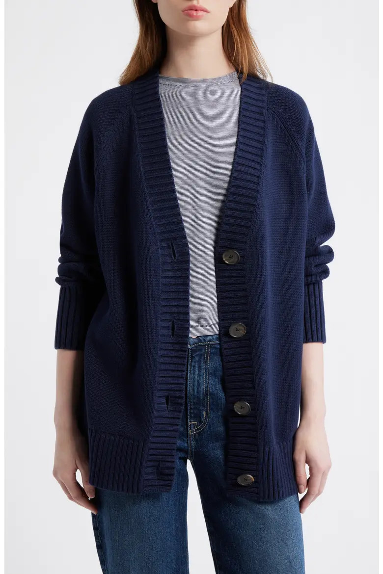 Oversized Cotton Cardigan (Women) | Nordstrom | Nordstrom