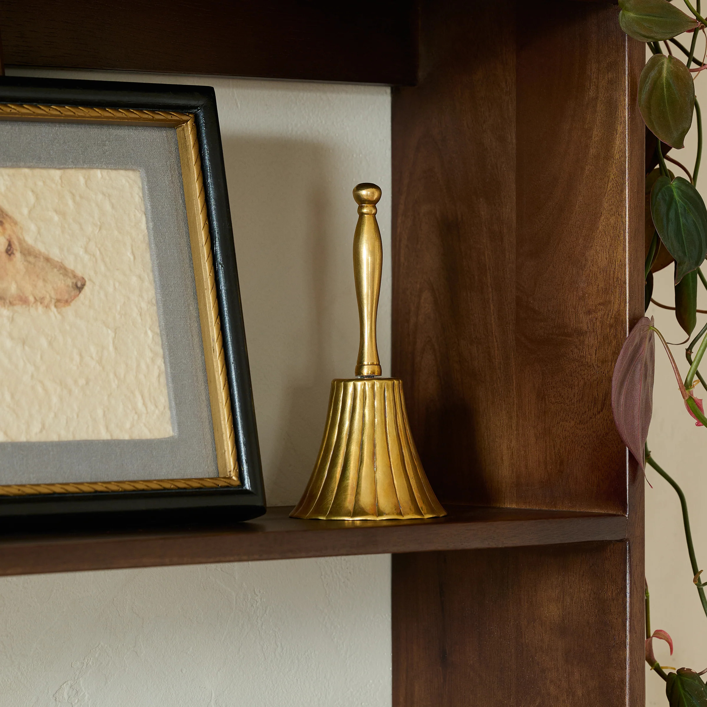 Marie Fluted Brass Bell | Magnolia